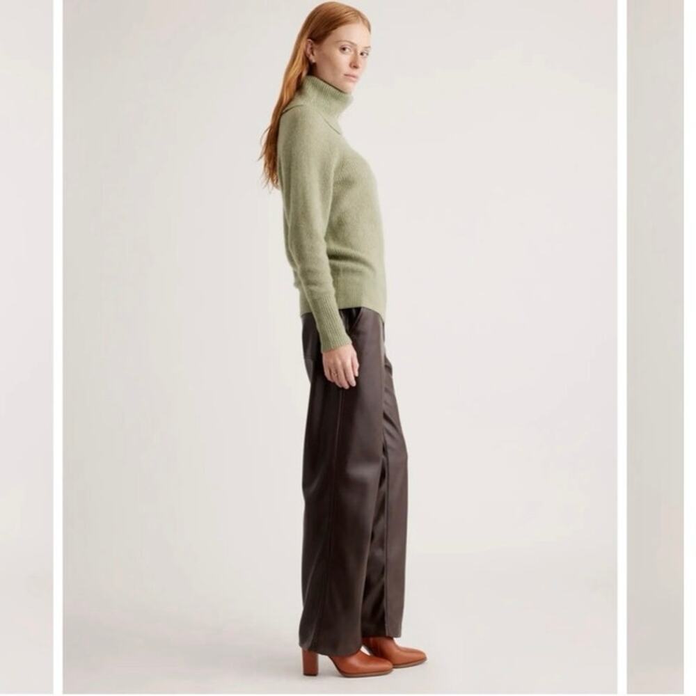 Quince Olive Green Turtleneck Sweater - Picture 7 of 16